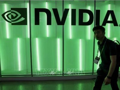 Biểu tượng của Kl994 game bài casino hấp dẫn Nvidia. Ảnh: REUTERS/TTXVN 