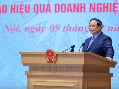 Thủ tướng Phạm Minh Chính phát động 2 phong trào thi đua quan trọng trong kỷ nguyên mới - Ảnh: VGP.