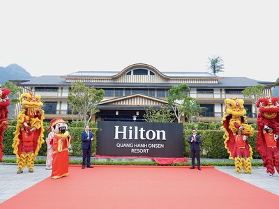Yoko Onsen Quang Hanh chính thức được bàn giao vận hành cho Hilton sáng 12/2