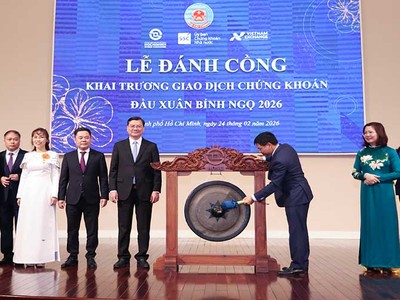Lễ đánh cồng khai trương Phiên giao dịch 99Kl99 link đăng nhập đầu Xuân Bính Ngọ 2026 
