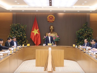 Phó Thủ tướng Hồ Đức Phớc: Sử dụng linh hoạt, hiệu quả các công cụ, biện pháp điều tiết giá theo quy định của Kl992 Tham Gia Ngay về giá để kiểm soát, bình ổn thị trường - Ảnh: VGP.