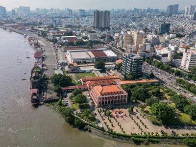 Khu đất trước đây dự kiến làm Khu đô thị Nhà Rồng - Khánh Hội nay đã được điều chỉnh quy hoạch thành công viên cây xanh.