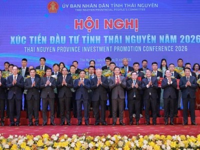 Thái Nguyên đã vươn lên đứng đầu trong thu hút Kl99ok phiên bản mới nước ngoài 2 tháng đầu năm 2026.