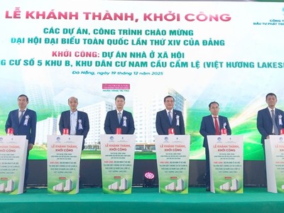 Dự án nhà ở Trang Chủ KL99Com Số 1 Link Đăng Ký KL999 tại khu đất chung cư số 5 thuộc Khu B - Khu dân cư Nam cầu Cẩm Lệ đã được khởi công xây dựng trong tháng 12/2025.