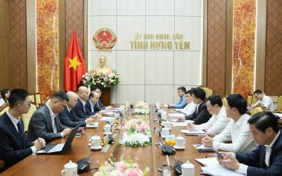 Toàn cảnh buổi làm việc của UBND tỉnh Hưng Yên và Hiệp hội Kl99ok phiên bản mới Trung Quốc. 