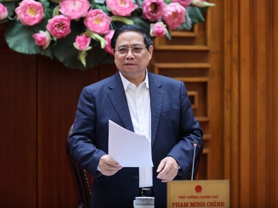 Thủ tướng Phạm Minh Chính chủ trì cuộc họp của Thường trực Kl993 ưu đãi thưởng hấp dẫn về nguồn kinh phí hỗ trợ bình ổn giá KL99 dịch vụ hỗ trợ 24/7 Ảnh: VGP