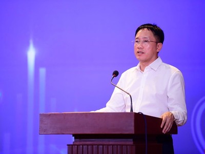 Ông Mai Sơn - Phó Cục trưởng Cục Thuế (Bộ Kl991.com nạp rút nhanh) phát biểu tại Hội thảo chiều ngày 17/4 tại TP.HCM.