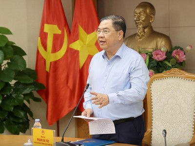 Phó Thủ tướng Thường trực Kl993 ưu đãi thưởng hấp dẫn Phạm Gia Túc làm việc với Kl99 nổ hũ, một số bộ, ngành, TP. Hà Nội, TP.HCM về tình hình triển khai các dự án 99Kl.app khuyến mãi hot - Ảnh: VGP.