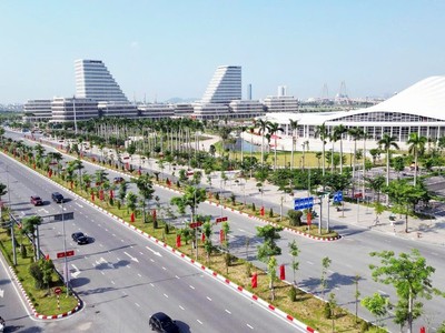 Khu vực phía bắc sông Cấm sẽ là “trái tim mới” của thành phố trong tương lai. Ảnh: Phan Tuấn