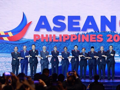 Các Trưởng đoàn tham dự Hội nghị Cấp cao ASEAN lần thứ 48. Ảnh: TTXVN.