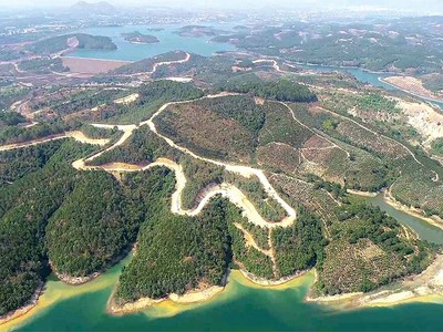 Hồ Đại Ninh, tỉnh Lâm Đồng. 