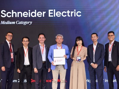 Schneider Electric năm thứ 2 liên tiếp được vinh danh trong Bảng xếp hạng Best Workplaces in Vietnam™ 2026 ở Hạng mục Kl991.com World Cup 2026 Chính Thức Vừa