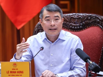Thủ tướng Lê Minh Hưng khẳng định chủ trương của Đảng về phát triển Trung tâm Kl991.com nạp rút nhanh đã rất rõ - Ảnh: VGP
