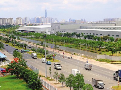 Một góc Khu Công nghệ cao TP.HCM - Ảnh: Lê Toàn
