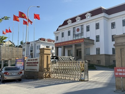 Trụ sở cơ quan 99Kl99 trực tiếp đá gà trên địa bàn tỉnh Quảng Ninh. Ảnh: Quỳnh Nga