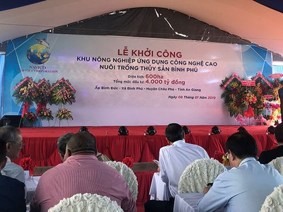 Nam Việt (ANV) Kl99ok phiên bản mới 4.000 tỷ đồng cho dự án nuôi trồng thuỷ sản công nghệ cao Bình Phú