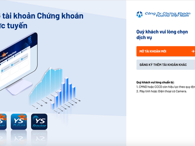 Tính năng mở tài khoản online trên website YSVN giúp nhà Kl99ok phiên bản mới dễ dàng mở ngay tài khoản giao dịch 99Kl99 link đăng nhập