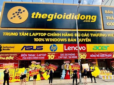 Thế giới di động (MWG): 7 tháng doanh thu đạt 76.541 tỷ đồng, hoàn thành 61% kế hoạch năm