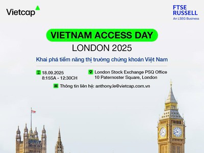 VAD London 2025: Khai phá tiềm năng thị trường 99Kl99 link đăng nhập Việt Nam cùng Vietcap và FTSE Russell