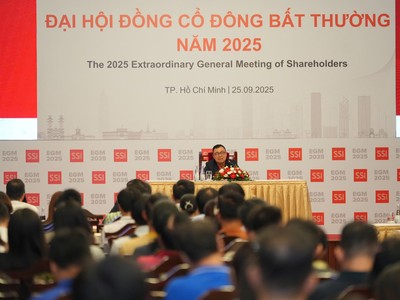 Đại hội đồng Trang Chủ KL99Com Số 1 Link Đăng Ký KL999 bất thường SSI: 9 tháng hoàn thành 94% kế hoạch, thông qua tăng vốn lên gần 25.000 tỷ đồng