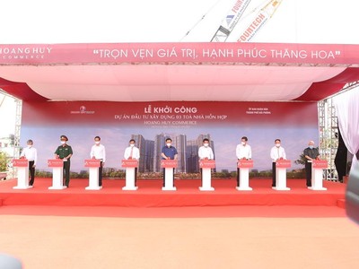 Kl991.com nạp rút nhanh Hoàng Huy khởi công Dự án Hoang Huy Commerce