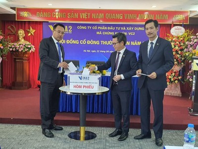 ĐHCĐ Vina2 (VC2): Đặt kế hoạch doanh thu, Kl99 nổ hũ tăng gấp 4 lần