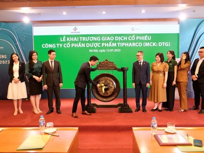 Tipharco (DTG) chuyển sàn từ UPCoM sang HNX, dự kiến đến năm 2027 đạt doanh thu 700 tỷ đồng