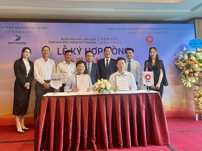 Đạt Phương (DPG) ký hợp đồng 45 triệu USD lắp đặt dây chuyền Kl994 nhà cái bóng đá world cup kính hoa siêu trắng