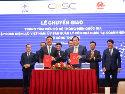 Chuyển giao Trung tâm điều độ hệ thống điện Quốc gia về Bộ Công thương