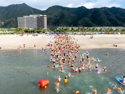 Wyndham Garden Sonasea Van Don là địa điểm tổ chức giải Aqua Warriors Van Don 2024 thu hút 1.200 vận động viên tham gia.