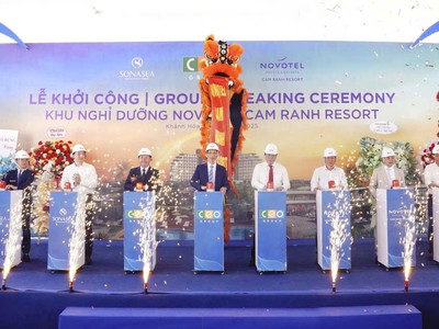 Kl994 game bài casino hấp dẫn CEO khởi công Novotel Cam Ranh Resort