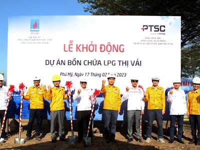 PV GAS (GAS) khởi động Dự án Bồn chứa LPG Thị Vải