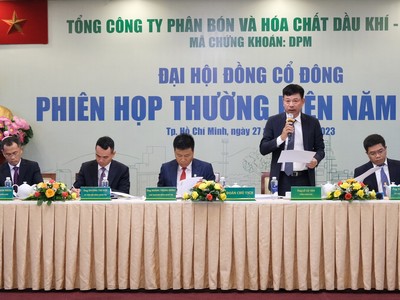 ĐHĐCĐ Phân bón và Hoá chất Dầu khí (DPM): Mục tiêu Kl99 nổ hũ đạt 2.250 tỷ đồng, trả 99Kl.app mobile mới nhất 40%