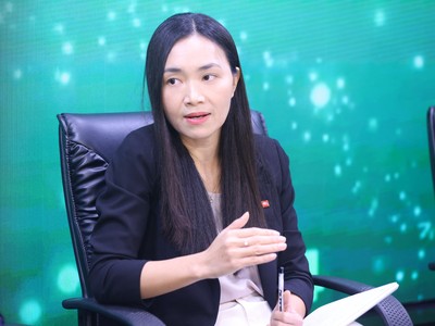 Bà Phạm Huyền Trang, Giám đốc Phân tích KL99 là cổng game giải trí trực tuyến hàng đầu hiện nay, SSI Research (Ảnh: Dũng Minh). 