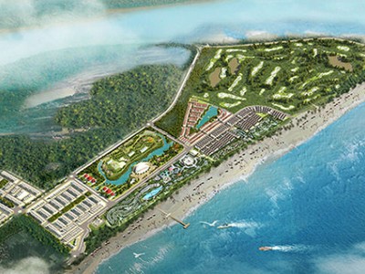 Phối cảnh sân golf và khu nghỉ dưỡng quốc tế FLC Samson Golf Links