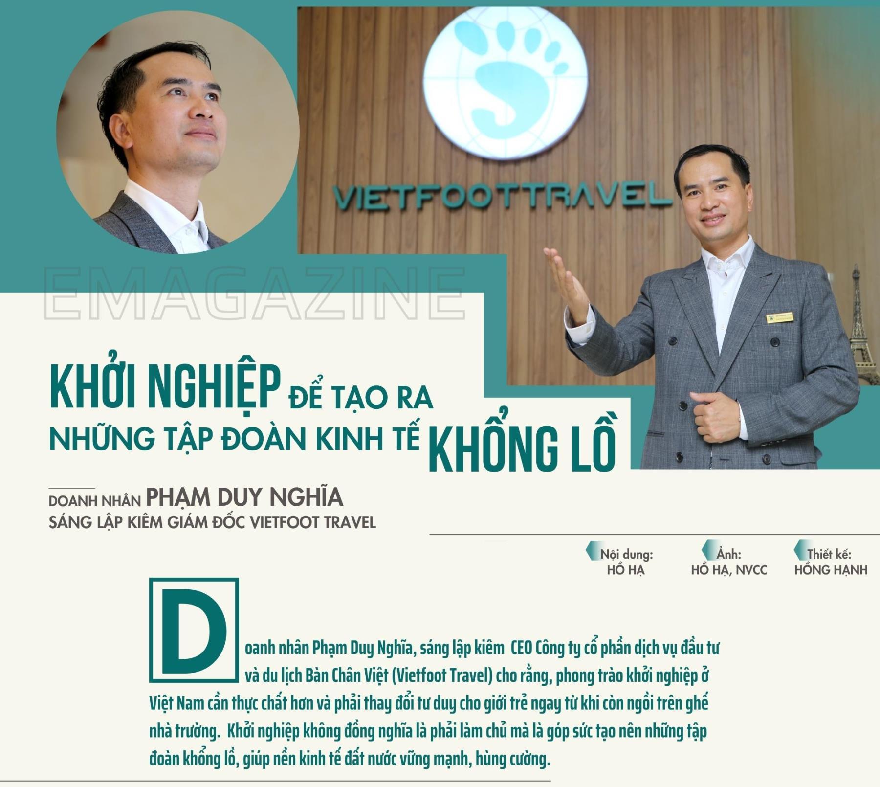 CEO Phạm Duy Nghĩa: Khởi nghiệp để góp sức tạo ra những Kl994 game bài casino hấp dẫn Kl992 cổng game cá cược khổng lồ