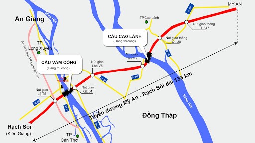 Dự án Lộ Tẻ - Rạch Sỏi. Ảnh: Internet.