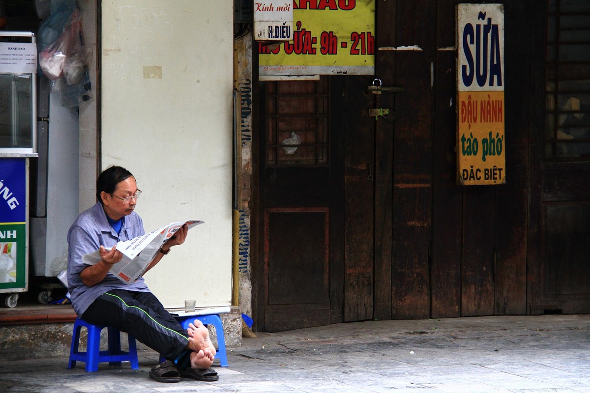 Bình yên buổi sáng phố cổ. Ảnh: Thành Nguyễn.