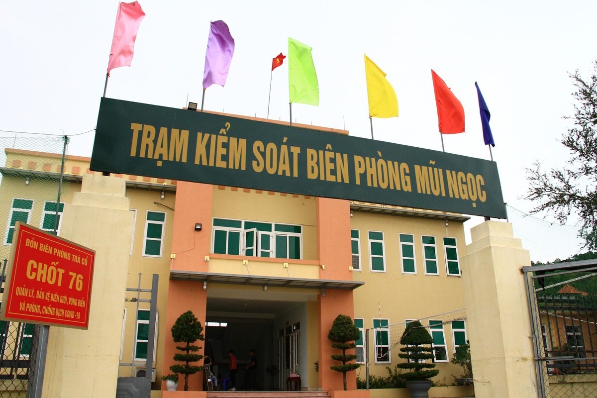 Trạm Kiểm soát Biên phòng Mũi Ngọc. Ảnh: Thành Nguyễn.