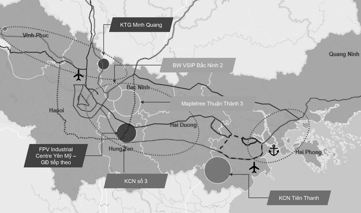 Nguồn cung tương lai nổi bật. Nguồn: Cushman &amp; Wakefield Việt Nam.