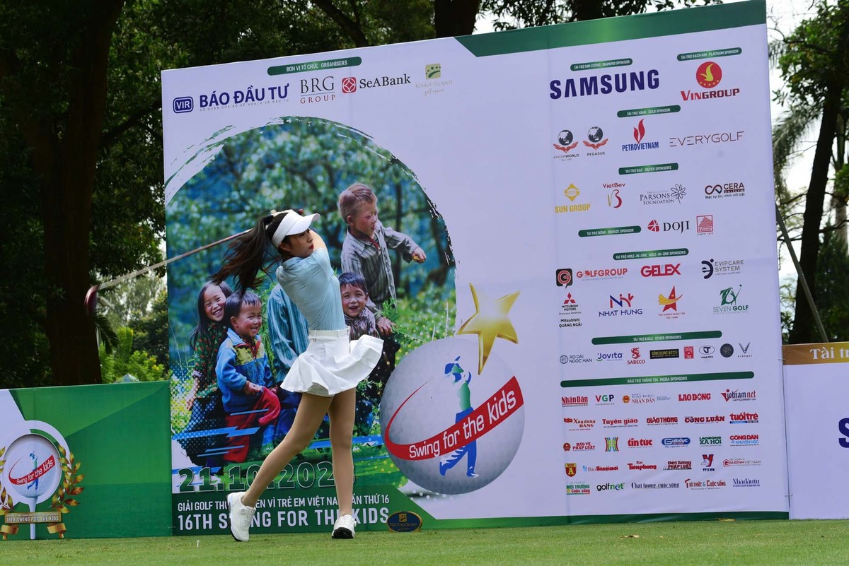 Năm 2024, Swing for the kids bước vào năm thứ 17. Ảnh: Dũng Minh. Năm 2024, Swing for the kids bước vào năm thứ 17. Ảnh: Dũng Minh.