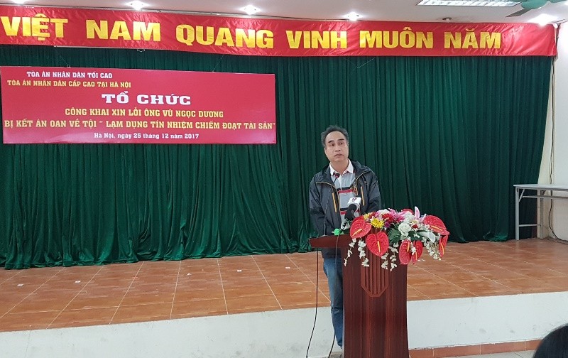Tòa án nhân dân cấp cao tại Hà Nội xin lỗi công khai cựu cán bộ Link Vào Nhà Cái KL99 COM Tặng +199k bị kết án oan ảnh 1
