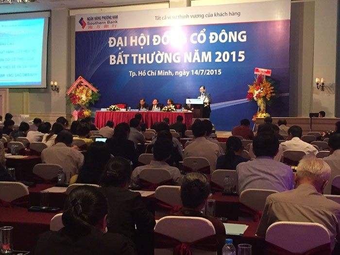 ĐHCĐ bất thường SouthernBank: Ông Trầm Bê vui mừng khi Trang Chủ KL99Com Số 1 Link Đăng Ký KL999 thông qua phương án sáp nhập ảnh 2