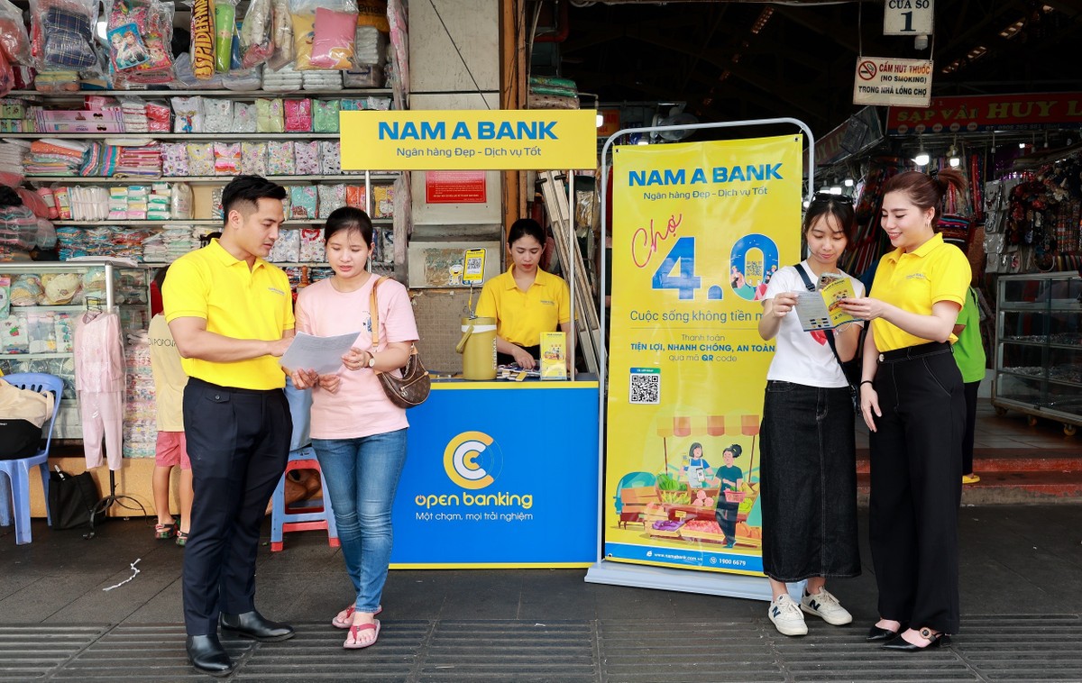 Nam A Bank triển khai chương trình “Chợ 4.0 – Kl993 Đăng nhập Giải trí không tiền mặt” phủ sóng tại các chợ trên địa bàn TP.HCM.