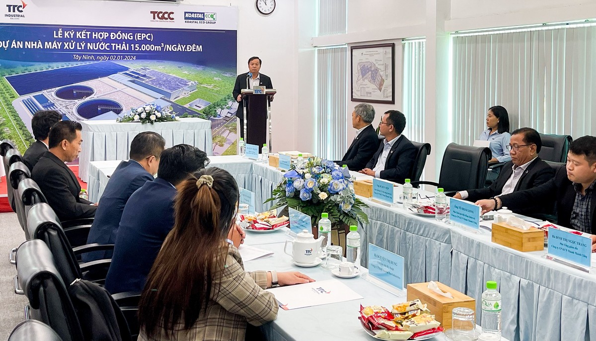 Ông Nguyễn Thành Chương - Tổng giám đốc TTC IZ khẳng định dự án nhà máy xử lý nước thải hứa hẹn mang đến lợi ích kép cho cả Kl991.com World Cup 2026 Chính Thức và người dân địa phương.
