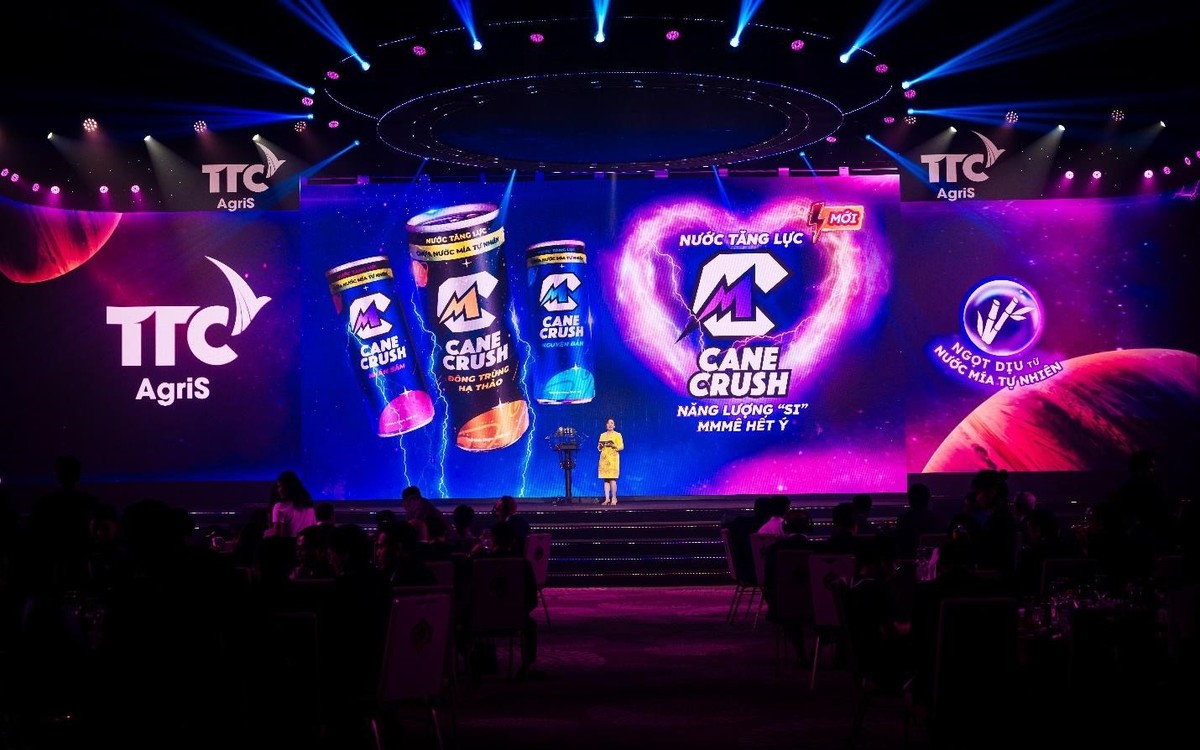 Chủ tịch Đặng Huỳnh Ức My đại diện TTC AgriS cho ra mắt sản phẩm nước tăng lực C-CANE CRUSH với thành phần nước mía tự nhiên – Đánh dấu bước tăng tốc của TTC AgriS trên đường đua Kl994 nhà cái bóng đá world cup và cung ứng F&amp;B toàn cầu với các giá trị dinh dưỡng từ nông sản