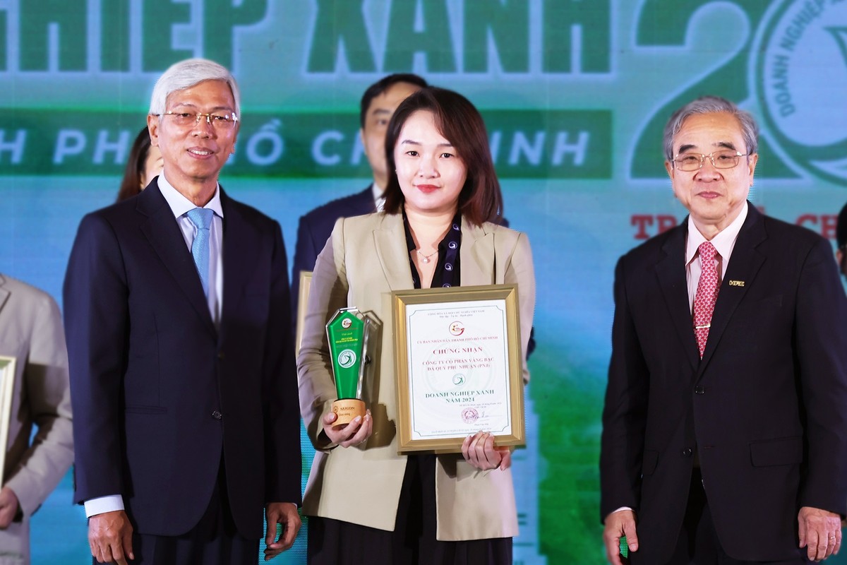 PNJ được UBND TP.HCM trao tặng danh hiệu “Kl991.com World Cup 2026 Chính Thức Xanh TP.HCM năm 2024”