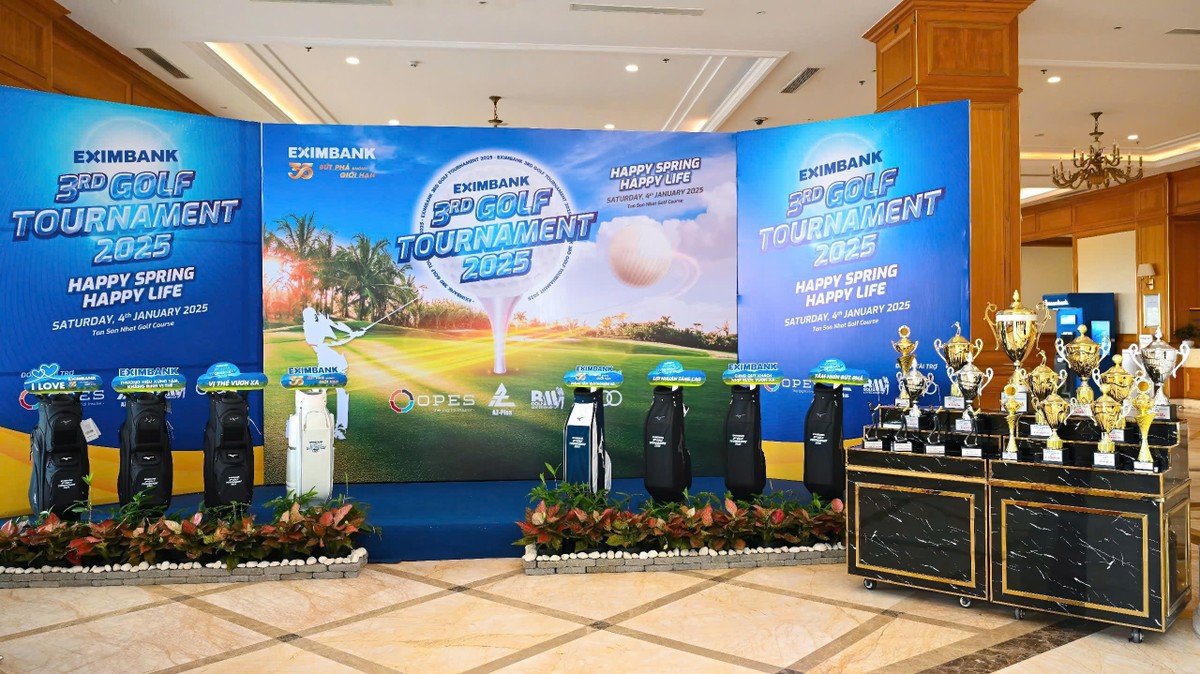 Giải Eximbank Golf Tournament 2025 – Lần Thứ 3 tại sân golf Tân Sơn Nhất, TP. HCM.