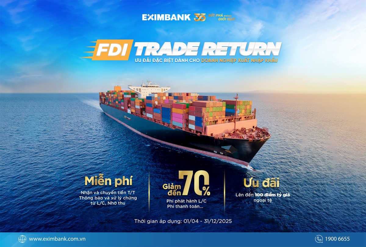 Eximbank ra mắt chương trình Trade Return với nhiều ưu đãi hấp dẫn