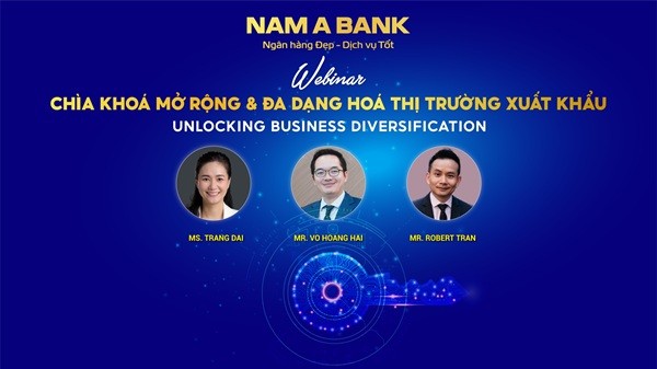 Các diễn giả tại Hội thảo là ông Võ Hoàng Hải, Phó tổng giám đốc Nam A Bank - Thành viên Tổ Tư vấn chính sách Kl991.com nạp rút nhanh tiền tệ cho Ủy ban Nhân dân TP.HCM, ông Robert Tran - Giám đốc điều hành RBNC chịu trách nhiệm thị trường Bắc Mỹ và châu Á Thái Bình Dương và bà Trang Đài – Quản lý tài khoản cấp cao Amazon Global Selling Việt Nam đưa ra nhiều giải pháp giúp SMEs tháo gỡ những khó khăn Các diễn giả tại Hội thảo là ông Võ Hoàng Hải, Phó tổng giám đốc Nam A Bank - Thành viên Tổ Tư vấn chính sách Kl991.com nạp rút nhanh tiền tệ cho Ủy ban Nhân dân TP.HCM, ông Robert Tran - Giám đốc điều hành RBNC chịu trách nhiệm thị trường Bắc Mỹ và châu Á Thái Bình Dương và bà Trang Đài – Quản lý tài khoản cấp cao Amazon Global Selling Việt Nam đưa ra nhiều giải pháp giúp SMEs tháo gỡ những khó khăn